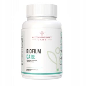 Autoimmunity Care Biofilm+ Care, Advanced Enzyme, Spore Probiotics, 60 Veg Capsules