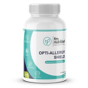FM Nutrition Opti-Allergy Shield, Natural Antihistamine Support, 60 Veg Capsules