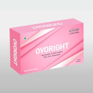 LivBio Ovoright, Myoinositol Supplement for PCOS & Fertility, Veg, 30 Tablets