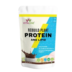 Vitaone Rebuild Plant Protein and Lipid, Chocolate, 500gm