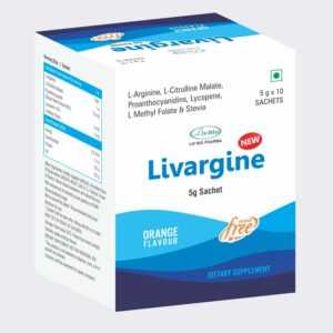 LivBio Livargine, Vascular Health, 10 sachets