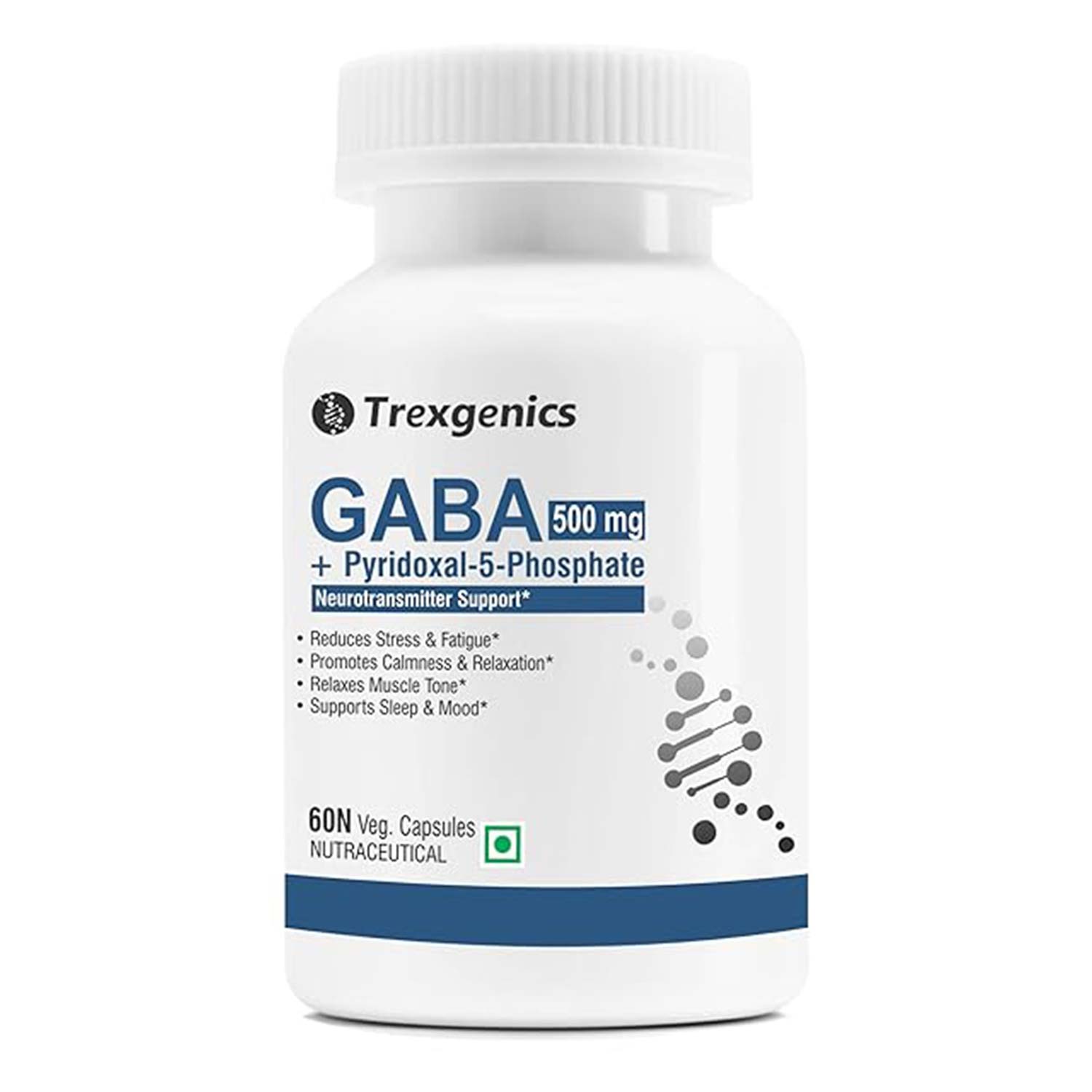 Traxgenics GABA with P5P, 60 Capsules