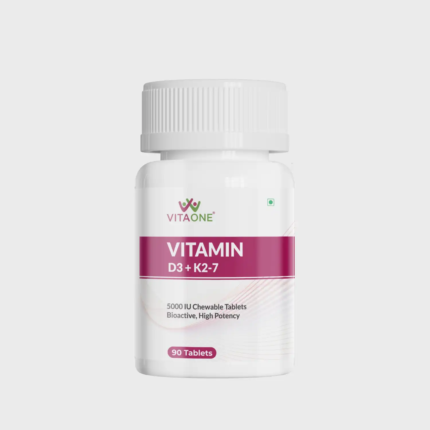 Vitaone Vitamin D3 + K2-7, 90 Veg Capsules