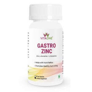 Vitaone Gastro Zinc Carnosine, 60 Veg Capsules