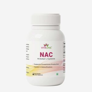 Vitaone N-acetylcysteine (NAC), 600mg, 60 Veg Capsules