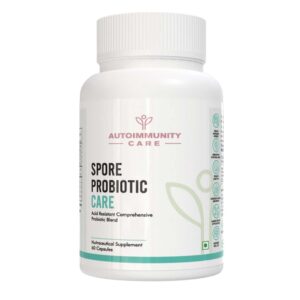 Autoimmunity Care Spore Probiotic Care, 4 Bacilus Strains, 6 Billion CFU, 60 Veg Capsules