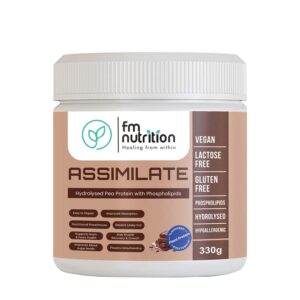 FM Nutrition Assimilate Vegan Protein, Hydrolysed Plant Protein, Chocolate Flavour