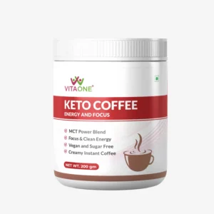 Vitaone Keto Coffee, Dairy Free, MCT Oil, 200gm