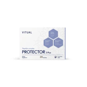 Vitual Protector 3 Plus Peptide Complex With Endoluten, Vladonix & Bonomarlot, 20 Caps