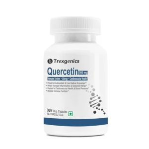 Trexgenics Quercetin 500mg, 60 Veg Capsules